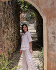 Bubble Pink Cutwork Set