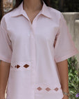 Bubble Pink Cutwork Set