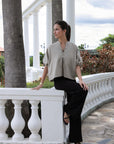 Mushroom Gray Top