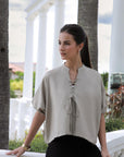 Mushroom Gray Top
