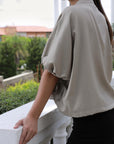 Mushroom Gray Top