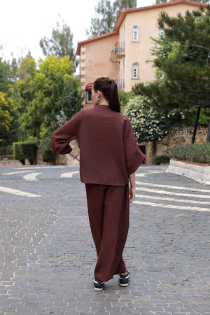 Burgundy Barrel Set