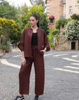 Burgundy Barrel Set