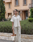 Pin Striped Tunic Set