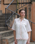 Milk White Safari Shirt