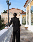 Black Linen Set