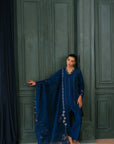 Blue Brocade Matching Set