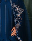 Blue Brocade Matching Set