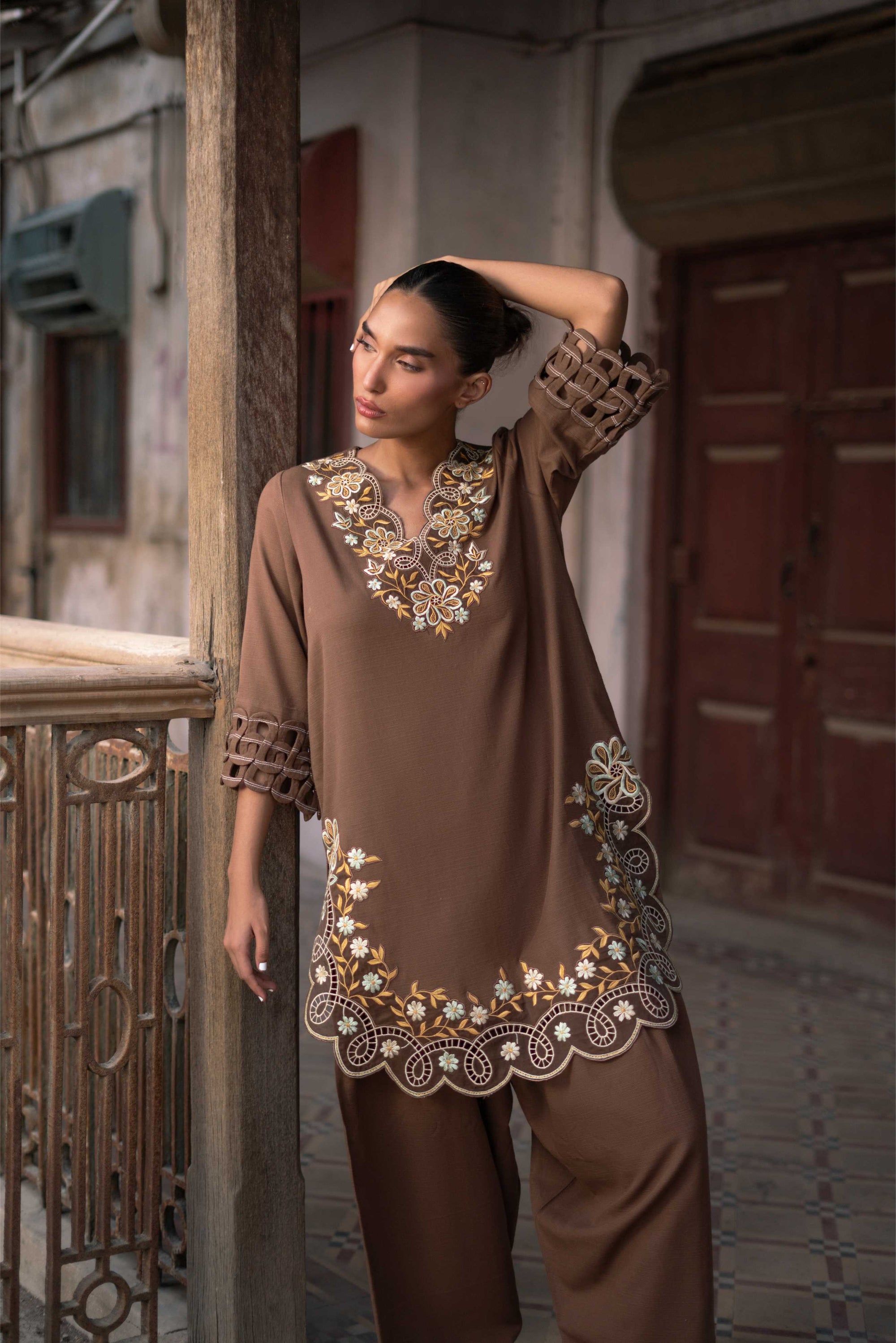 Copper Brown Matching Set