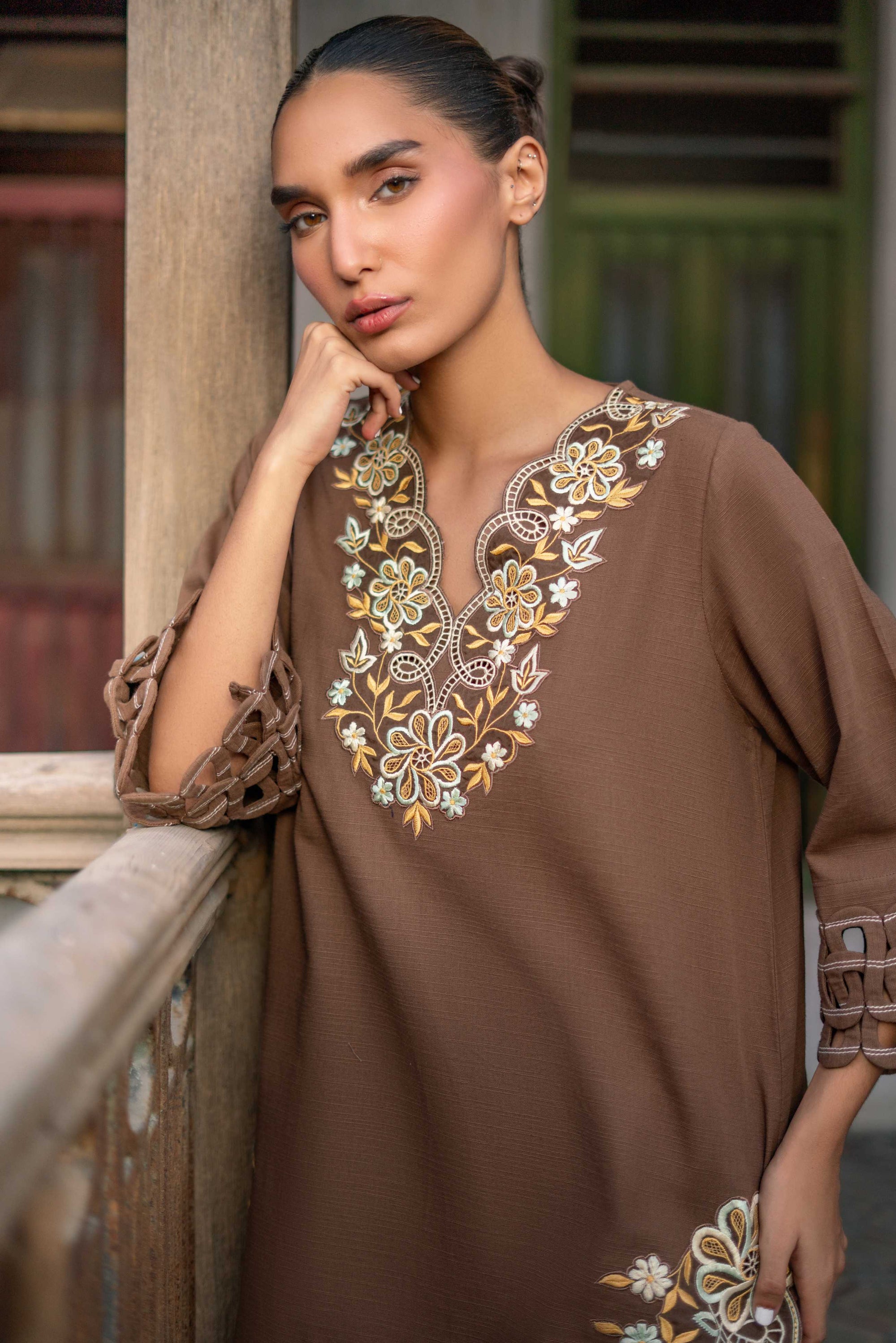 Copper Brown Matching Set