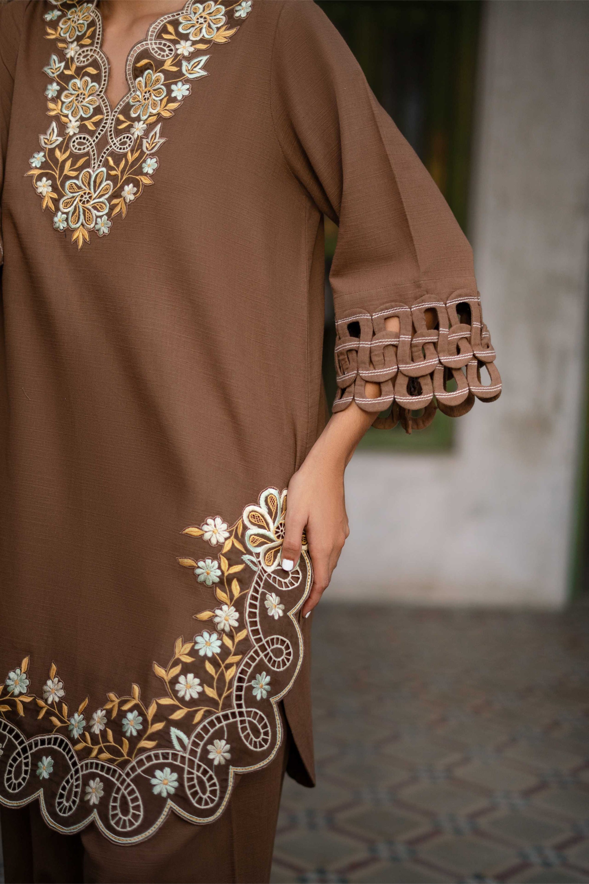 Copper Brown Matching Set