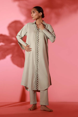 Khaki Chalk Matching Set