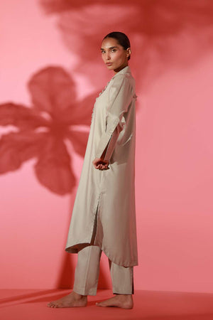 Khaki Chalk Matching Set