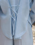 Powder Blue Linen Set