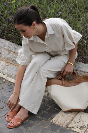 Pin Striped Tunic Set