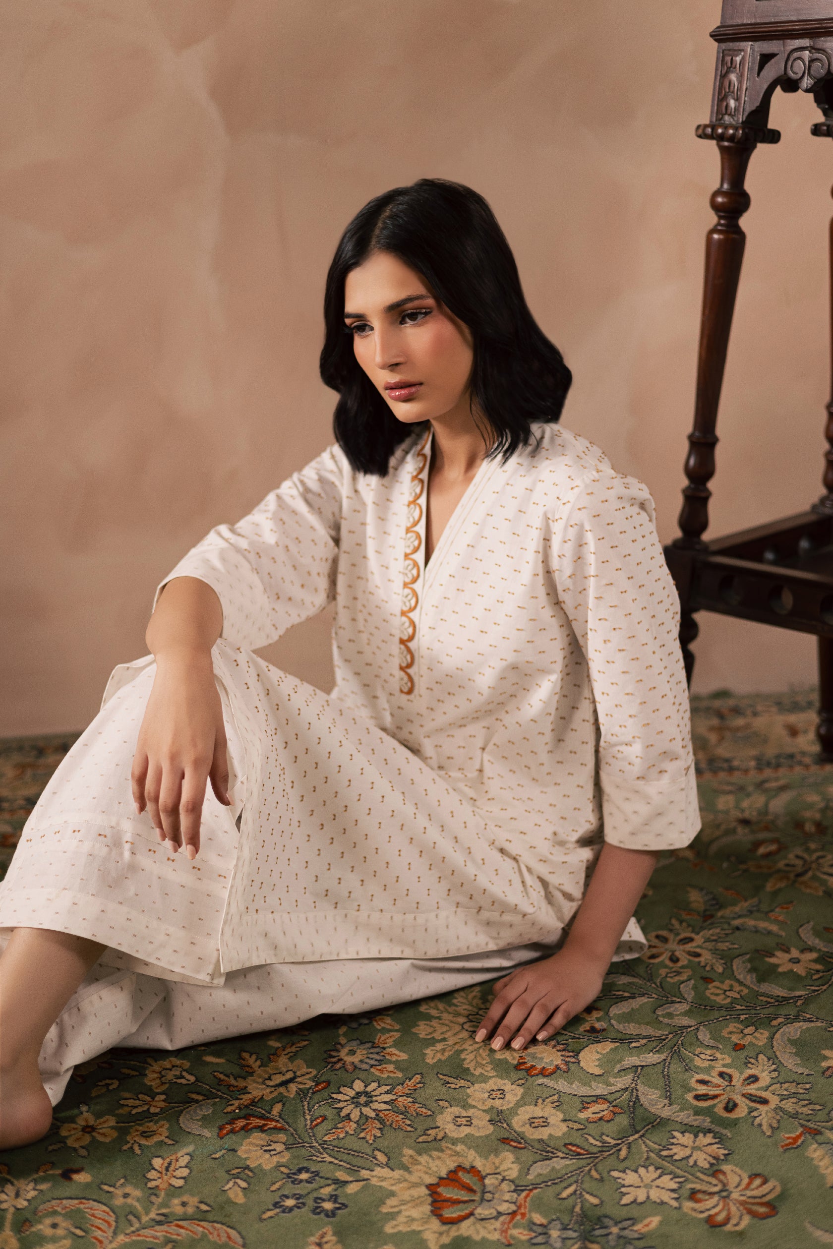 White Coffee Matching Set