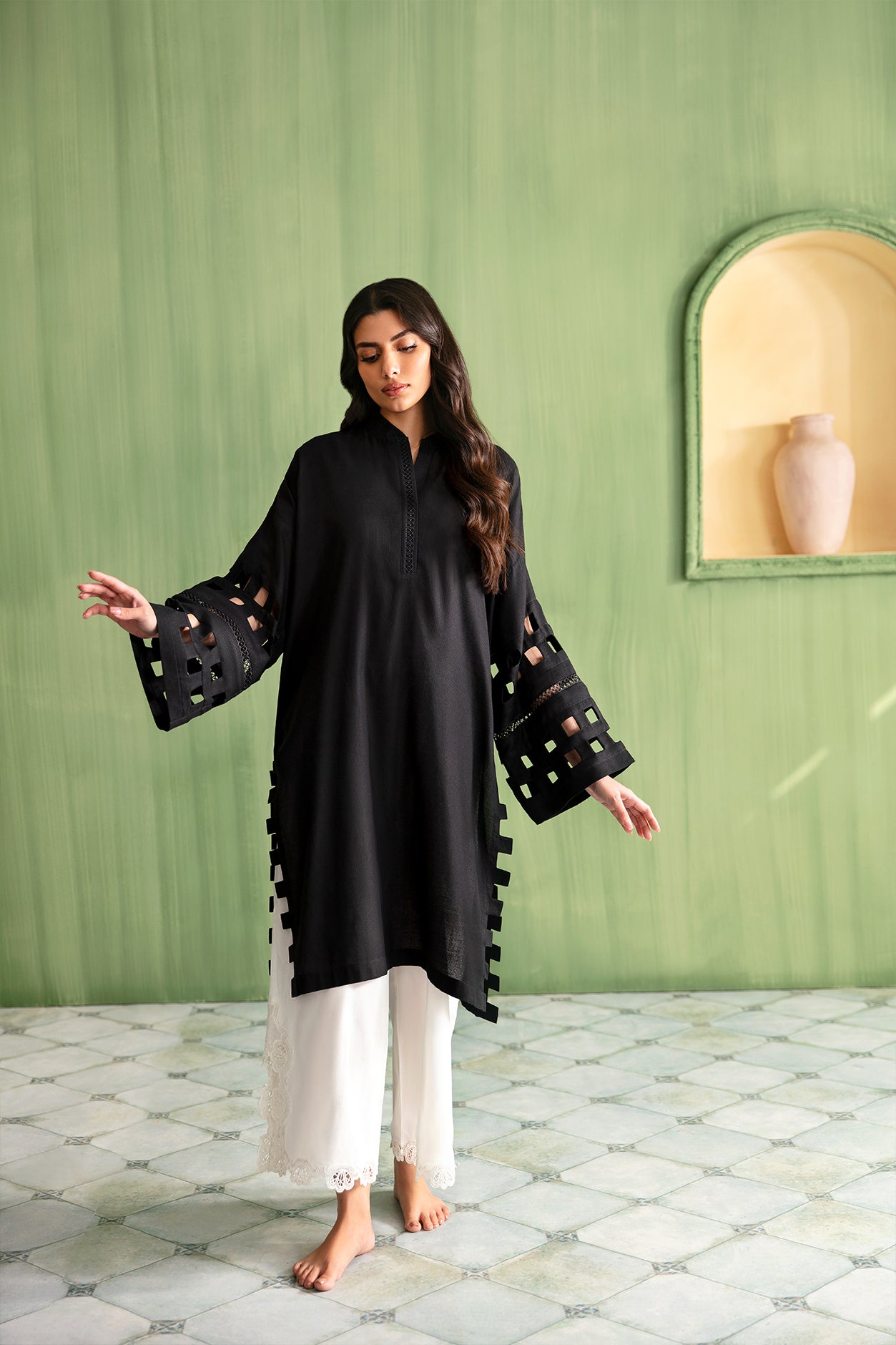 Black Cherry Kurta