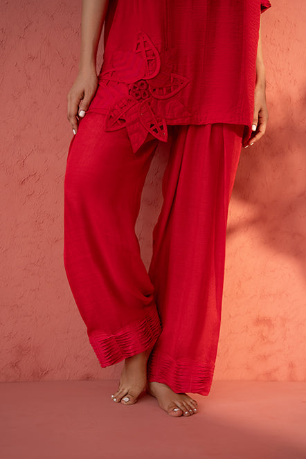 Crimson Bloom Matching Set