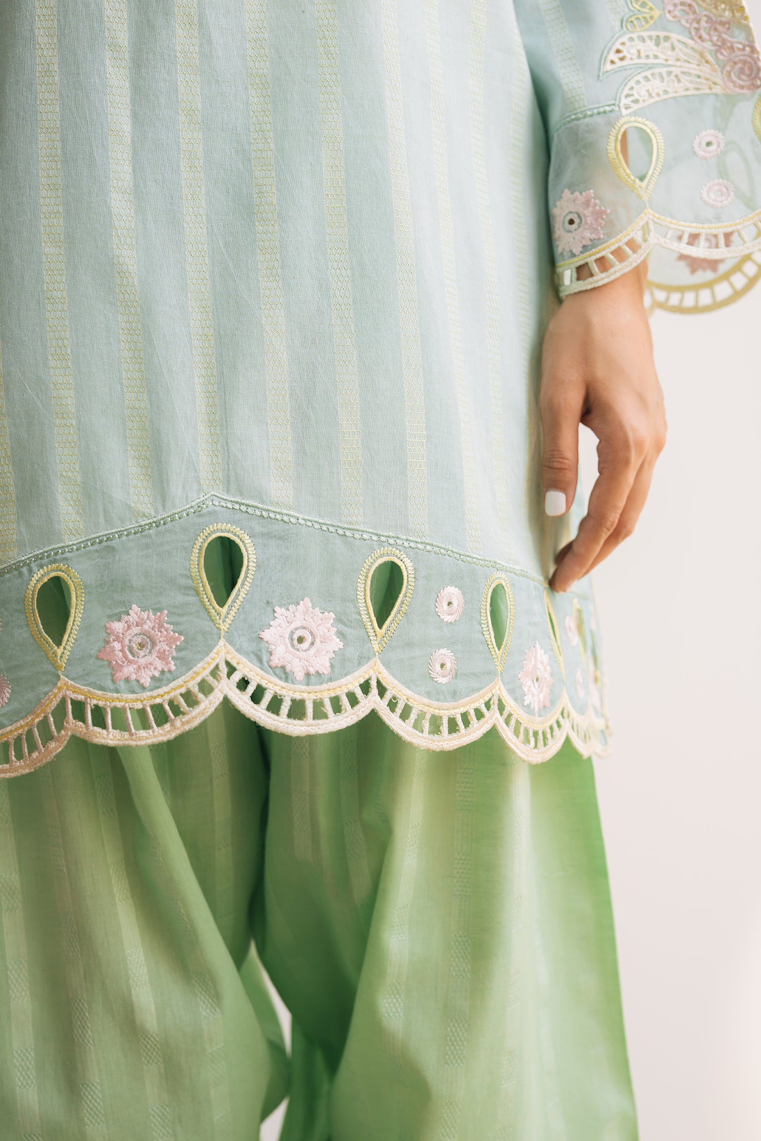 Blue Pineapple Matching Set