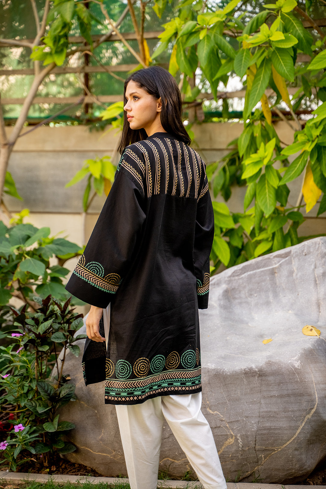 Black Lotus Kurta