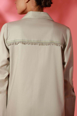 Khaki Chalk Matching Set