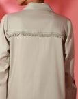 Khaki Chalk Matching Set