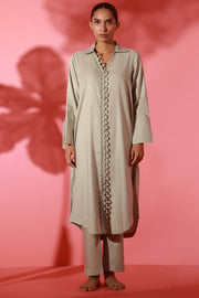 Khaki Chalk Matching Set
