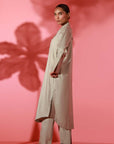 Khaki Chalk Matching Set