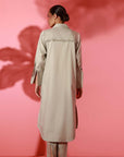 Khaki Chalk Matching Set