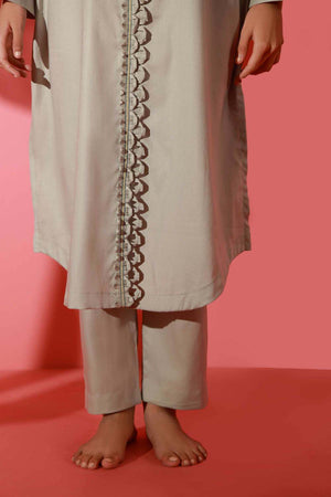 Khaki Chalk Matching Set